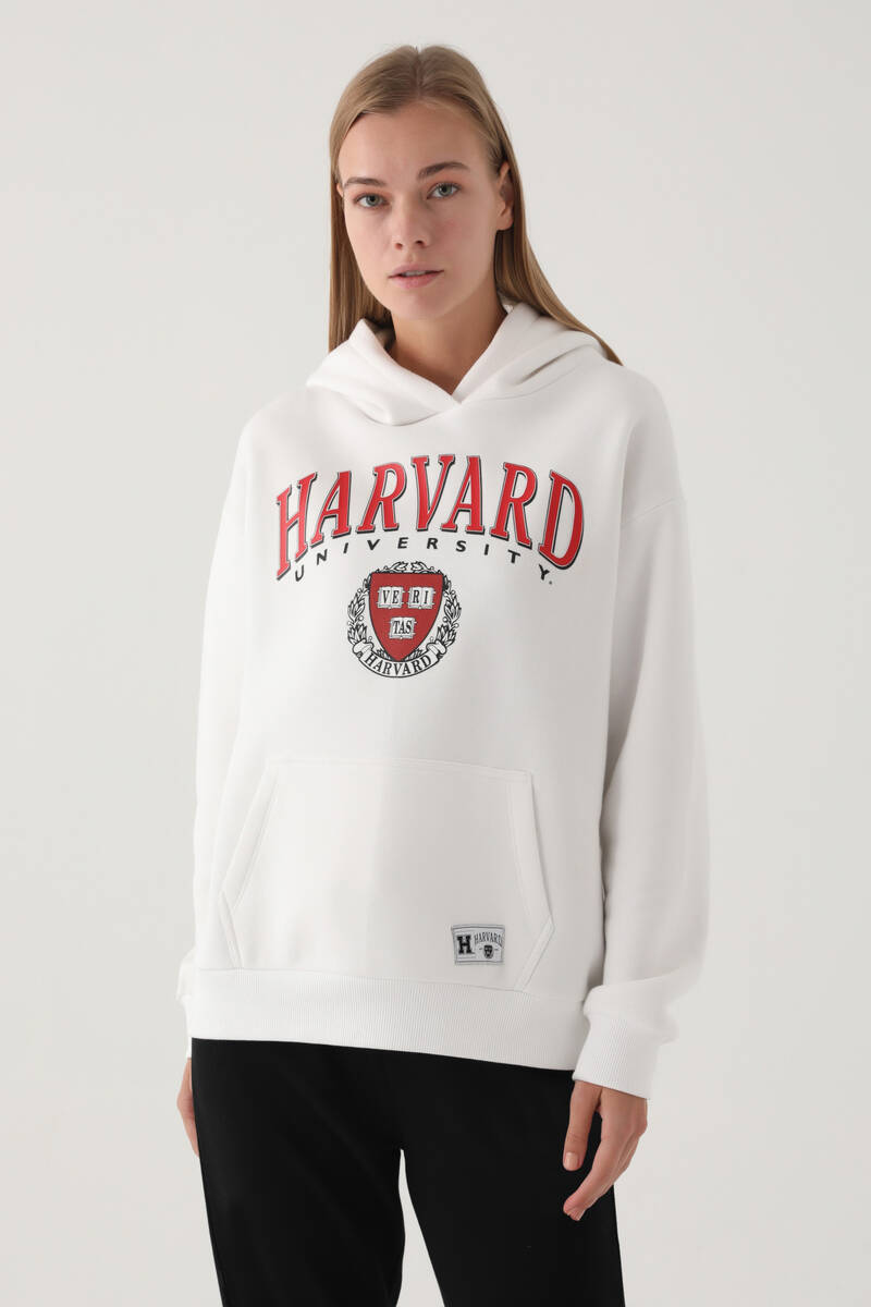 Harvard Kadın Krem Sweatshirt