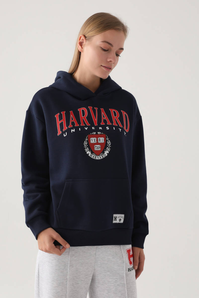 Harvard Kadın Lacivert Sweatshirt