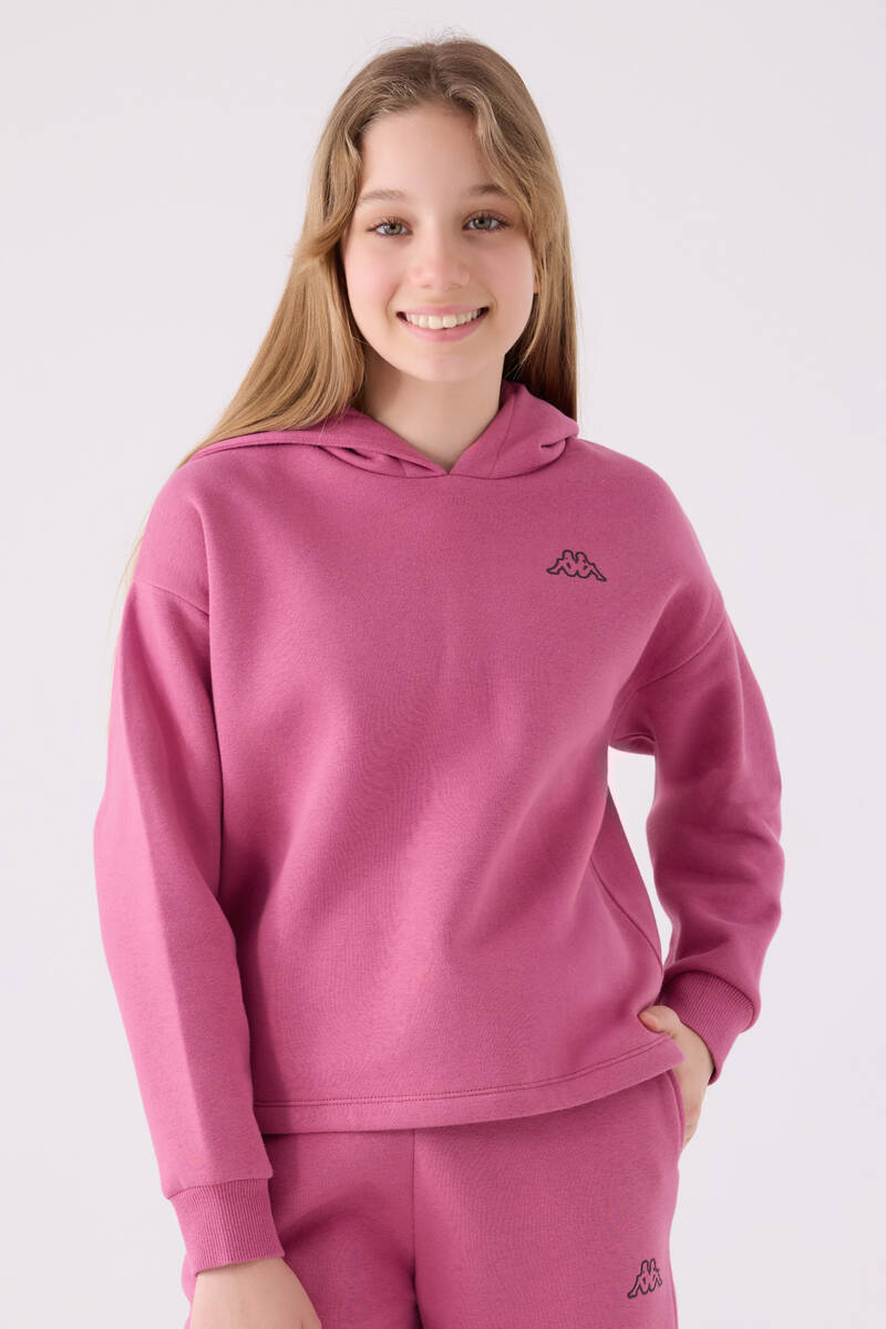 Kappa Kız Çocuk Pembe Sweatshirt