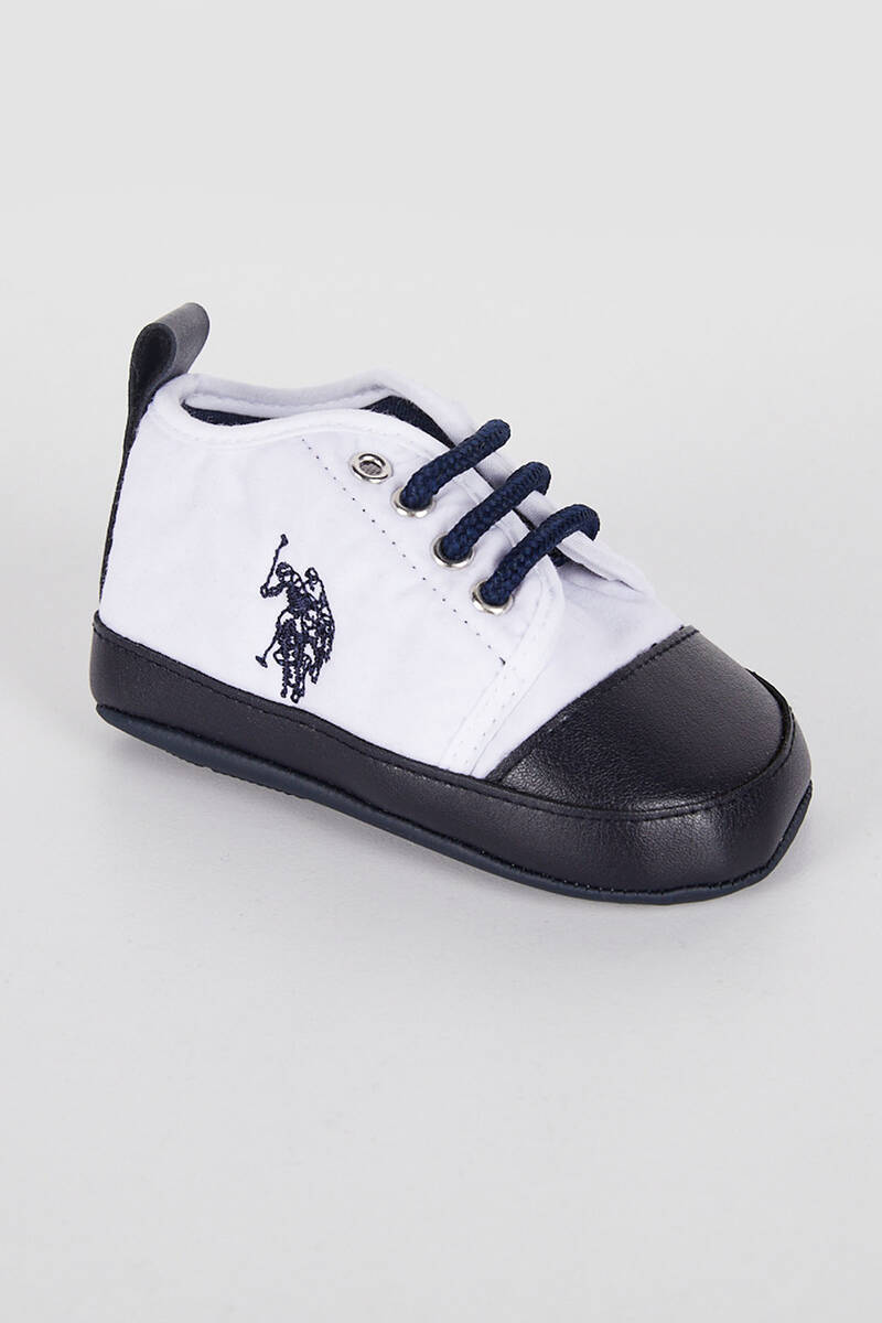 US Polo Assn Erkek Bebek Beyaz Ayakkabı