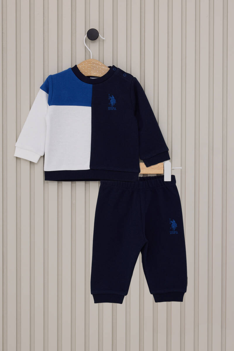 U.S. Polo Assn Erkek Bebek Cobalt Bebek Takım