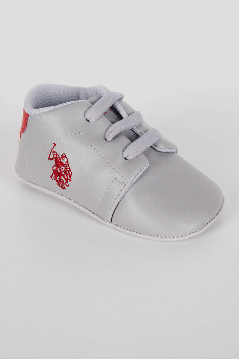 US Polo Assn Erkek Bebek Gri Ayakkabı