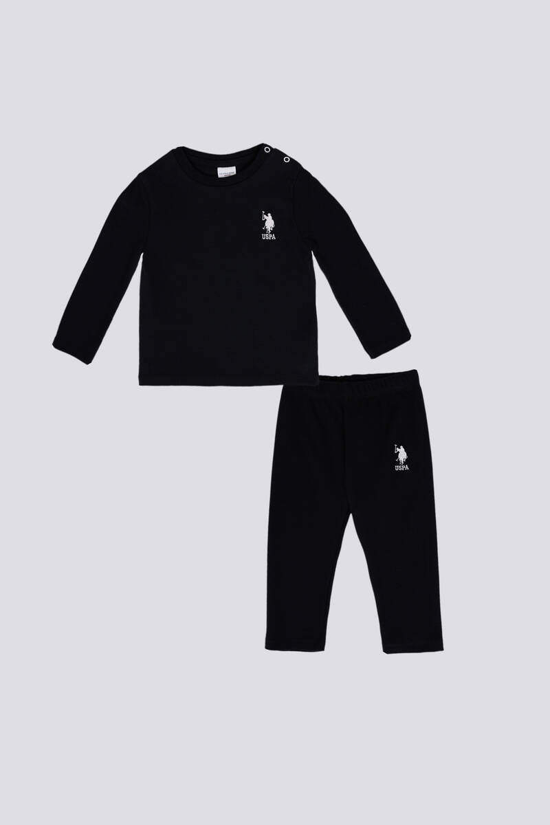 U.S. Polo Assn Erkek Bebek Siyah Takım